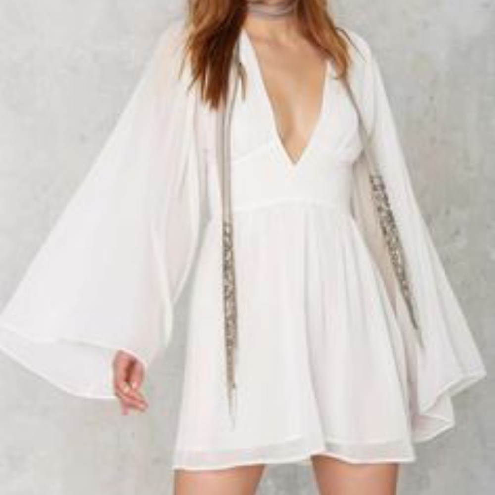 Perfect Storm Plunging Mini Dress